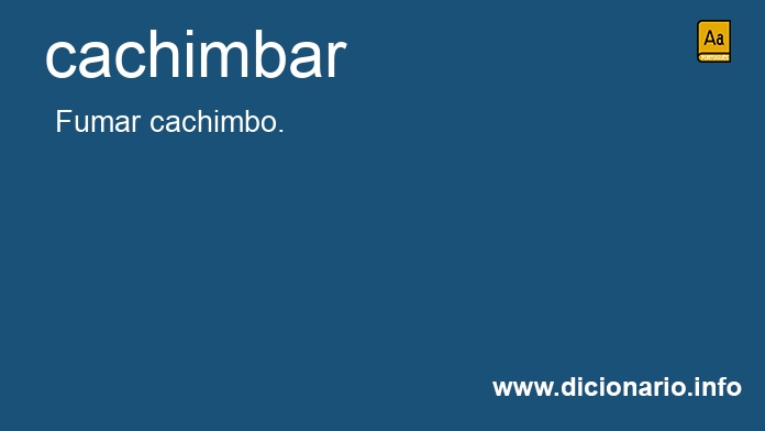 Significado de cachimba