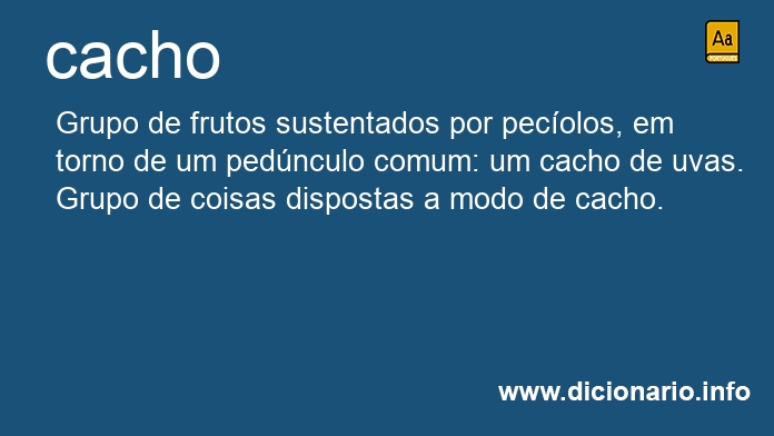 Significado de cacho