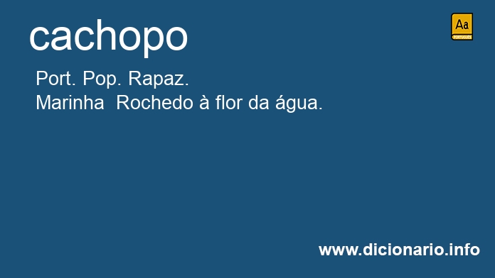 Significado de cachopos