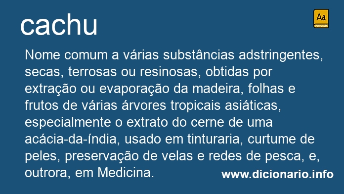 Significado de cachu
