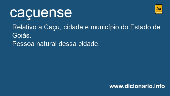 Significado de cauense