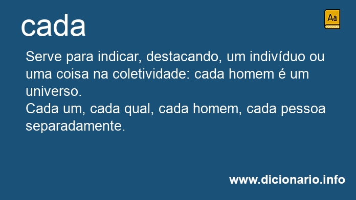 Significado de cada