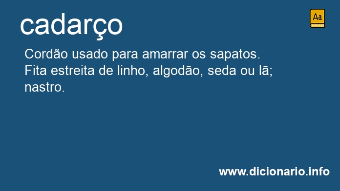 Significado de cadaro