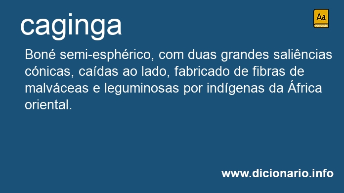 Significado de caginga