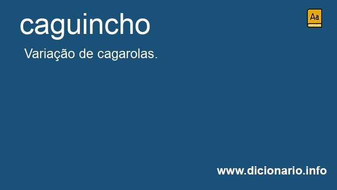 Significado de caguincha