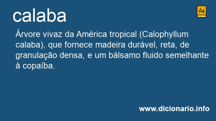 Significado de calaba