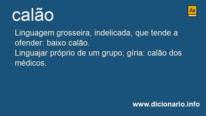 Significado de calo