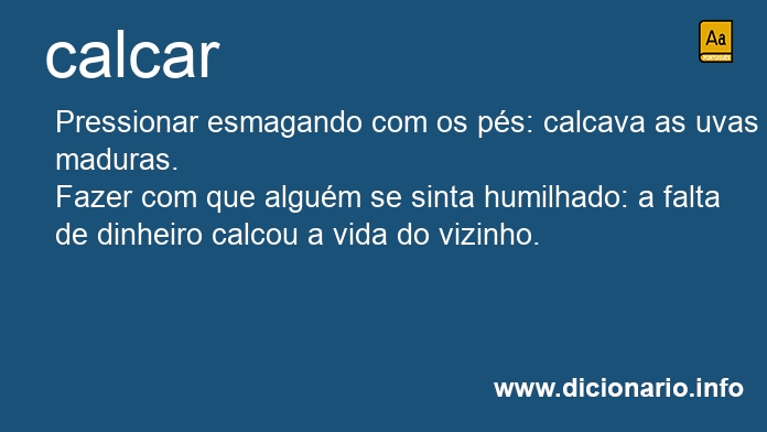 Significado de calcarem