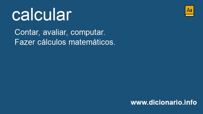 Significado de calcular