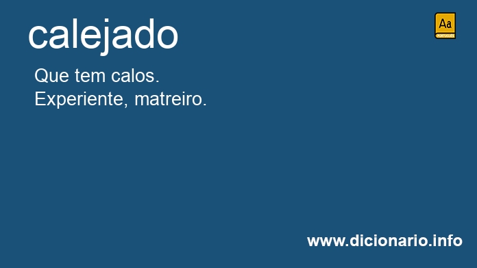 Significado de calejada