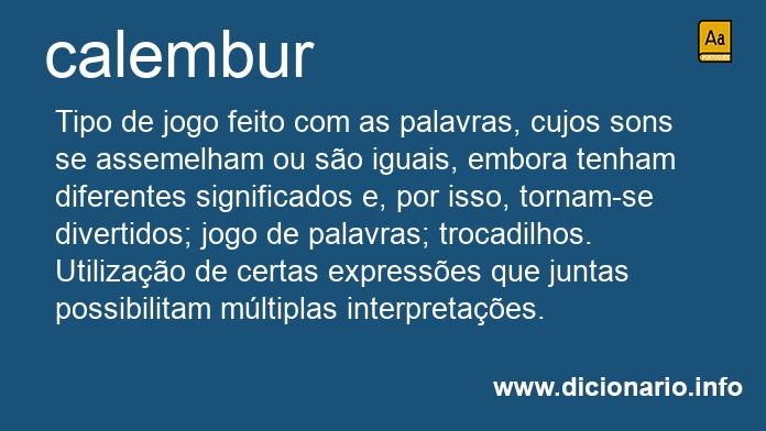 Significado de calembur