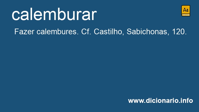 Significado de calembura