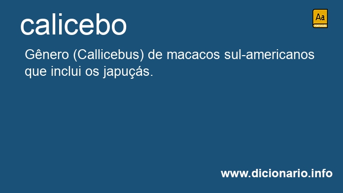 Significado de calicebo