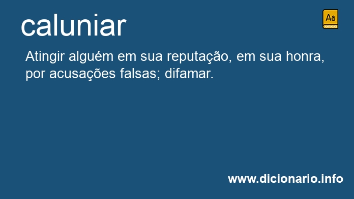 Significado de caluniem