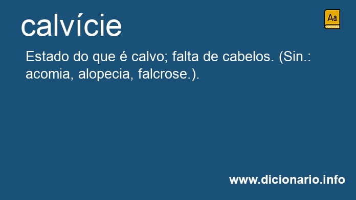 Significado de calvcies