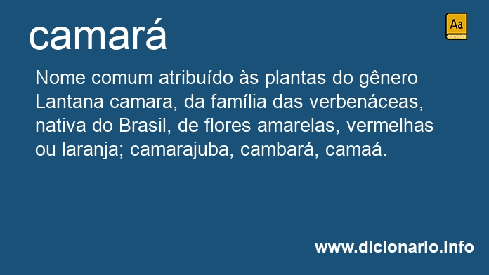 Significado de camar