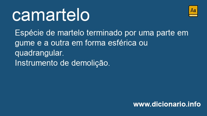 Significado de camartelo