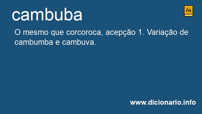 Significado de cambuba