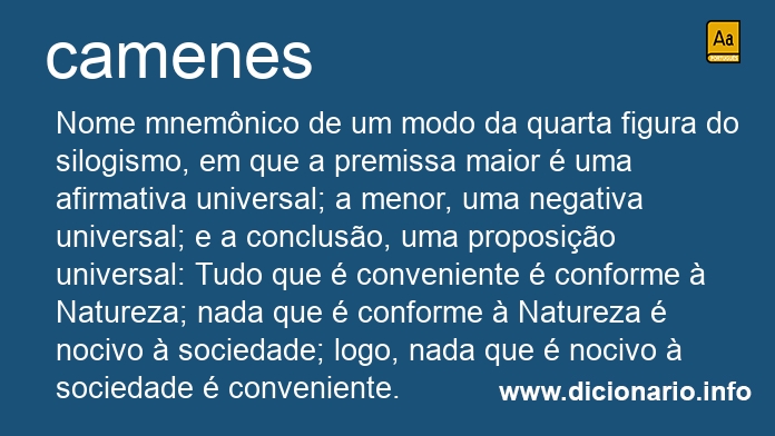 Significado de camenes