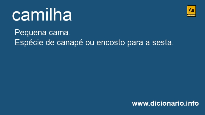 Significado de camilha