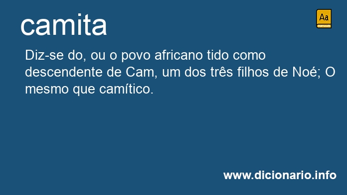 Significado de camita