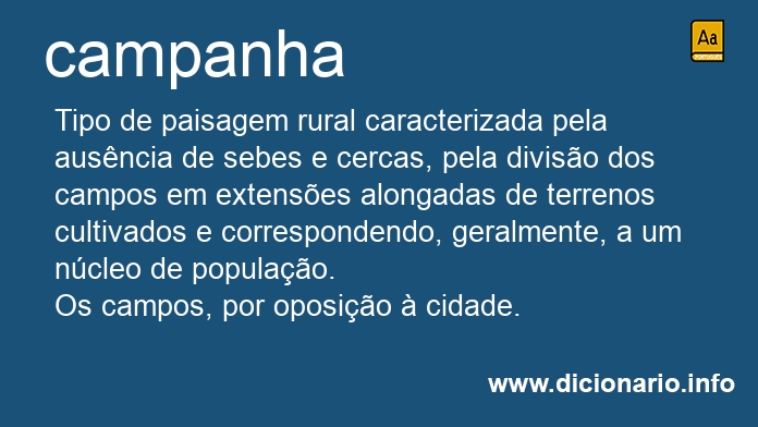 Significado de campanha