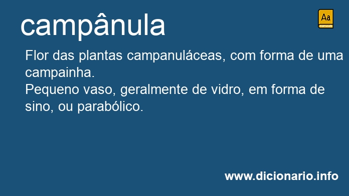Significado de campnula