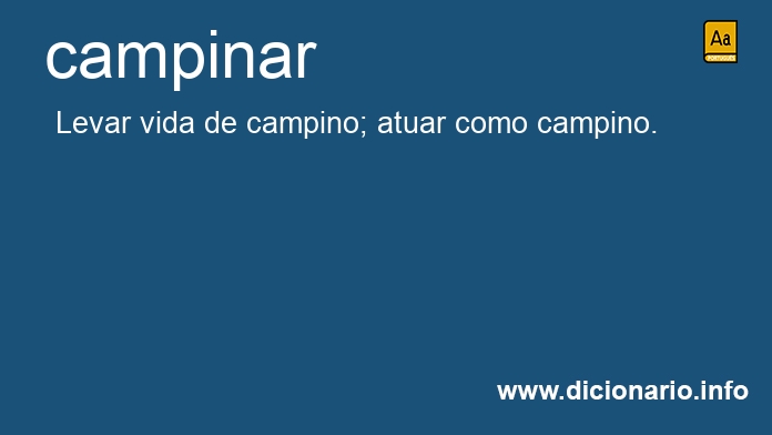 Significado de campine