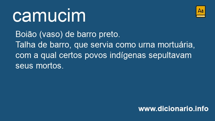 Significado de camucim