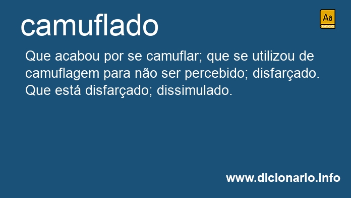 Significado de camuflados