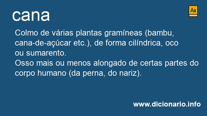 Significado de cana