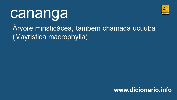 Significado de cananga