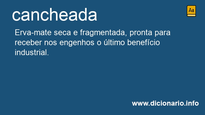 Significado de cancheada