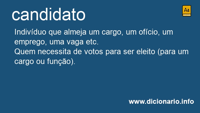 Significado de candidato