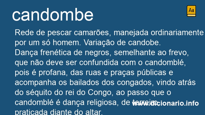 Significado de candombe