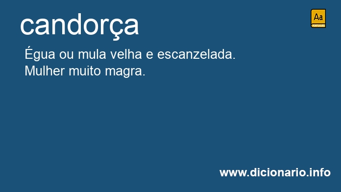 Significado de candora