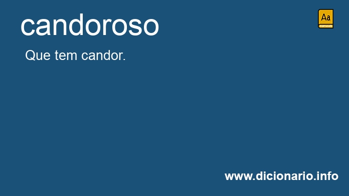 Significado de candoroso