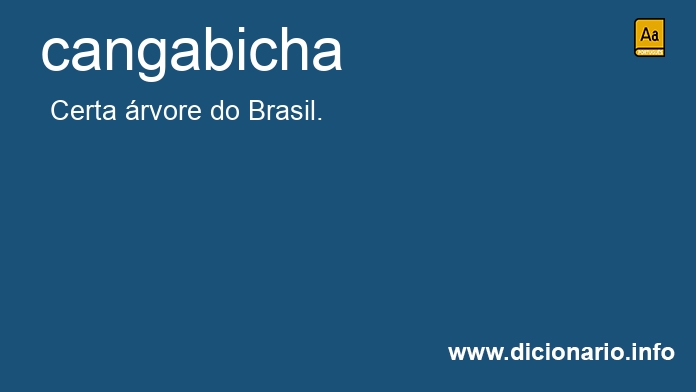 Significado de cangabicha