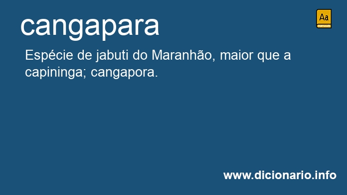 Significado de cangapara