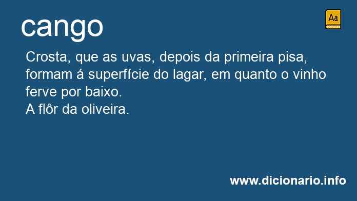 Significado de cango