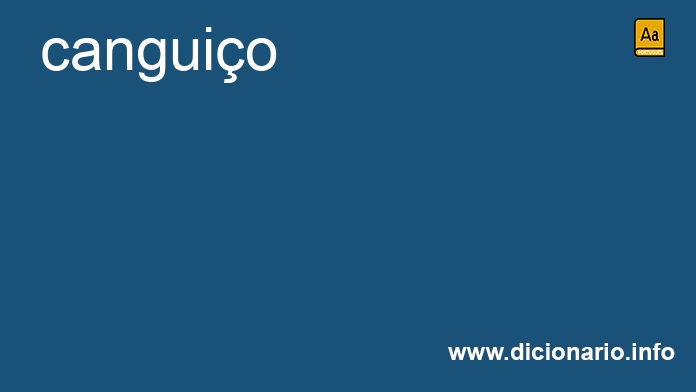 Significado de canguio