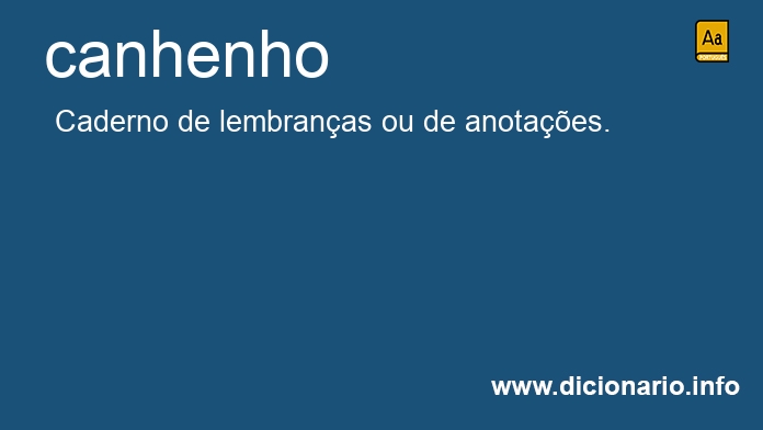 Significado de canhenhos