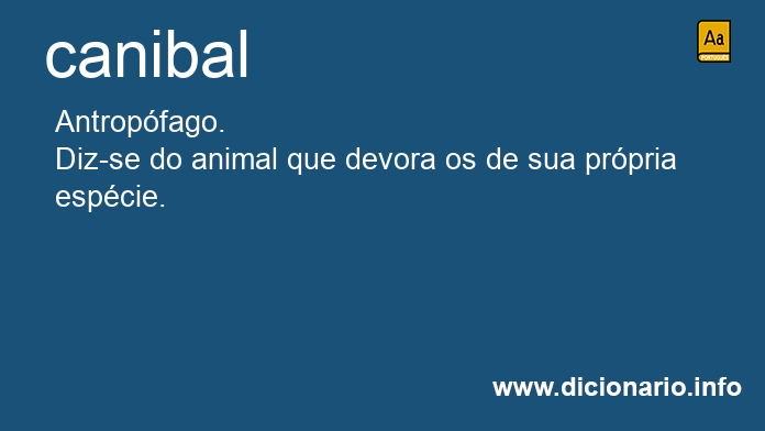 Significado de canibais