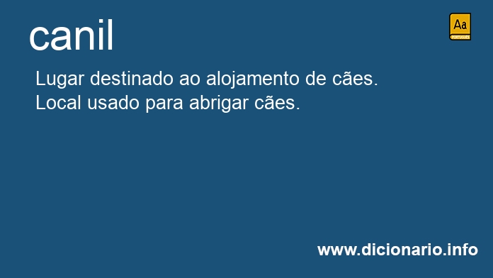 Significado de canil