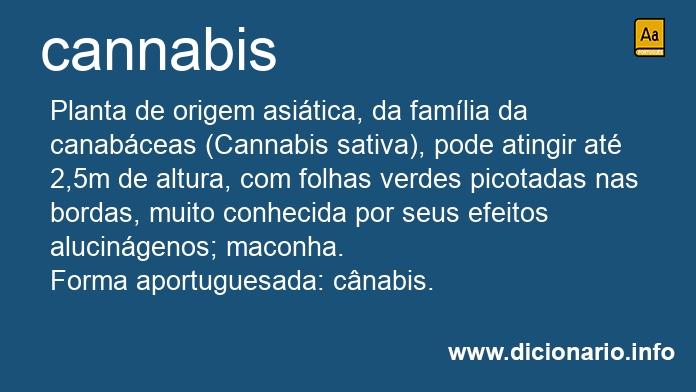 Significado de cannabis