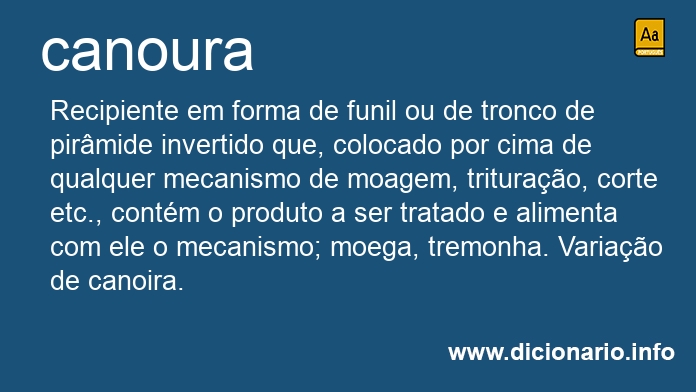 Significado de canoura