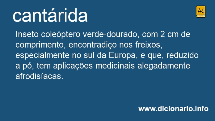 Significado de cantrida