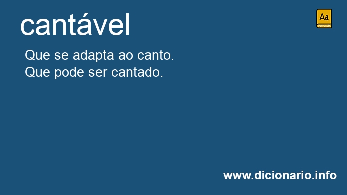Significado de cantvel