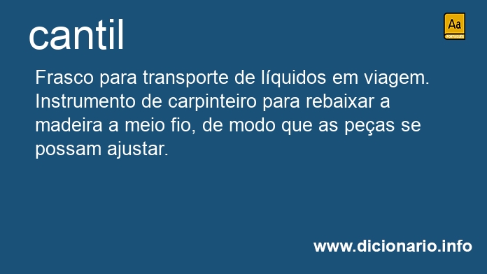 Significado de cantis