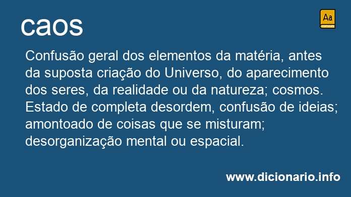 Significado de caos